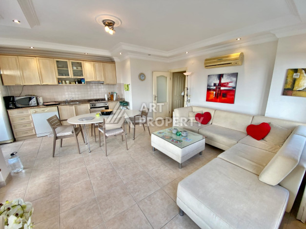 Апартаменты с шикарным видом на крепость Алании и море планировки 1+1, 110м2 - Ракурс 6