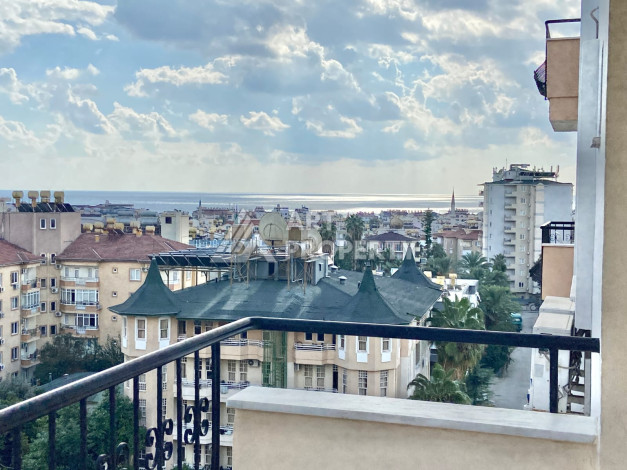 Апартаменты с шикарным видом на крепость Алании и море планировки 1+1, 110м2 - Ракурс 16