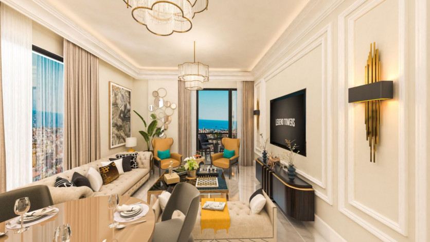 Новый высокодоходный инвестиционный проект в центральной части Алании в районе Клеопатры, 65-140 м2 - Ракурс 14