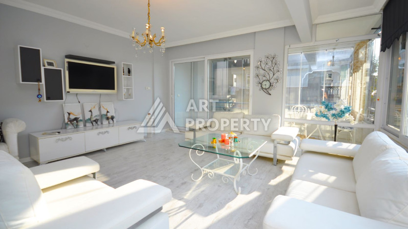 Светлая квартира вблизи пляжа Клеопатры планировки 2+1, 90м2 - Ракурс 3