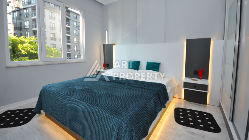 Светлая квартира вблизи пляжа Клеопатры планировки 2+1, 90м2 - Ракурс 8