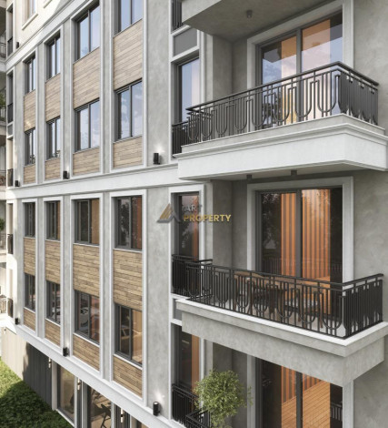 Новый высокодоходный инвестиционный проект в центральной части Алании в районе Клеопатры, 65-140 м2 - Ракурс 23