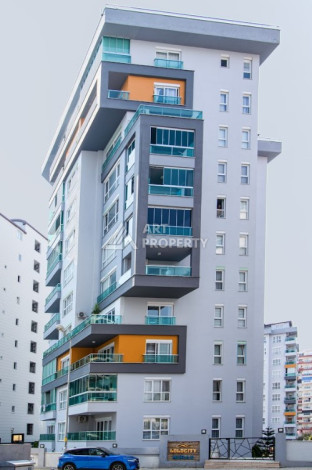 Меблированные апартаменты планировки 1+1 в районе Махмутлар, 75м2 - Ракурс 1