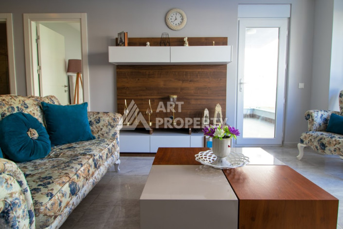 Меблированные апартаменты планировки 1+1 в районе Махмутлар, 75м2 - Ракурс 10