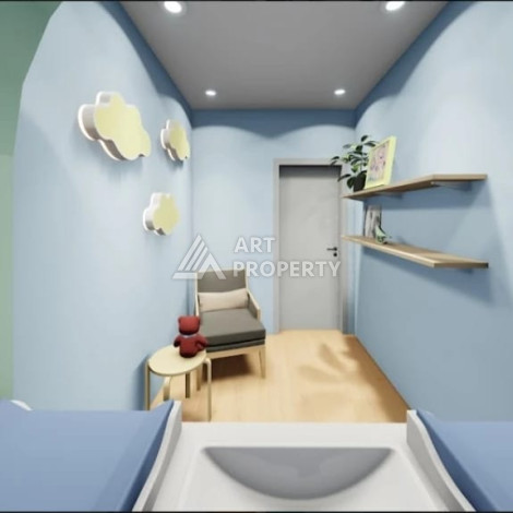 Апартаменты в новом жилом комплексе с богатой инфраструктурой планировки 1+1 в районе Оба, 50м2 - Ракурс 14