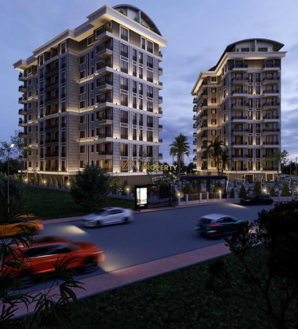 Новый высокодоходный инвестиционный проект в центральной части Алании в районе Клеопатры, 65-140 м2 - Ракурс 31