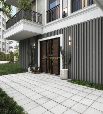 Новый высокодоходный инвестиционный проект в центральной части Алании в районе Клеопатры, 65-140 м2 - Ракурс 34