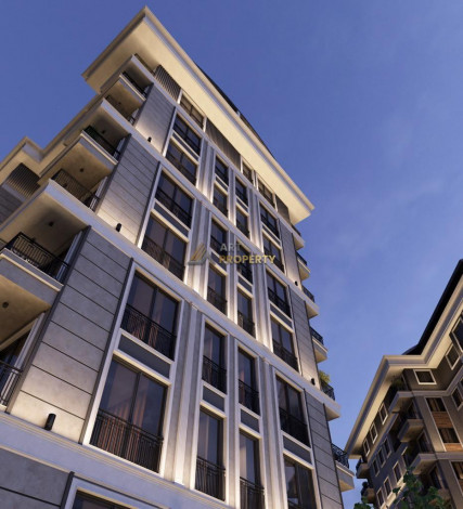 Новый высокодоходный инвестиционный проект в центральной части Алании в районе Клеопатры, 65-140 м2 - Ракурс 35