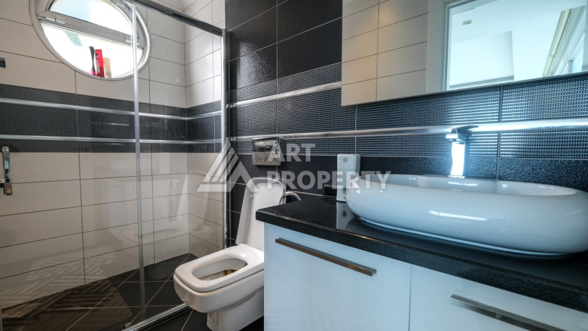 Шикарная и современная вилла с великолепным видом в районе Тепе в Алании. Планировка 4+2, 366м2 - Ракурс 35