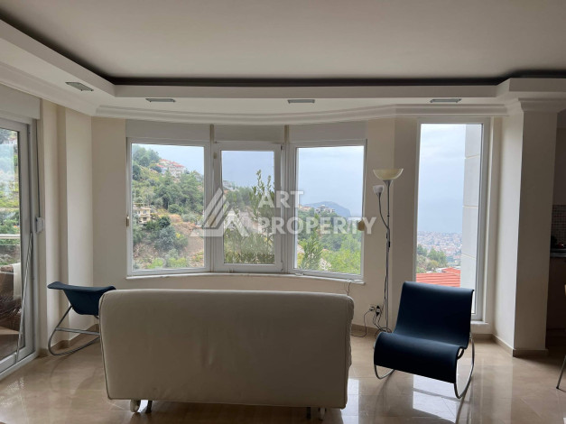 Апартаменты 2+1, 115м2, в районе Тепе, с шикарным видом - Ракурс 6