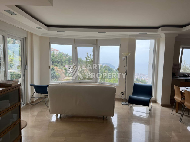 Апартаменты 2+1, 115м2, в районе Тепе, с шикарным видом - Ракурс 7