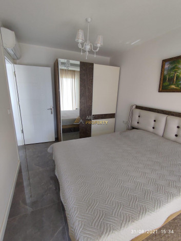 Двухкомнатная квартира в 300 метрах от моря в Махмутлар, 65 м2 - Ракурс 8