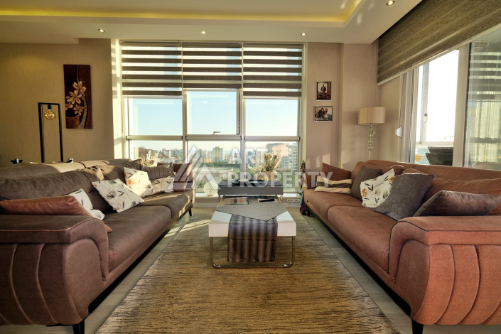 Просторные меблированные апартаменты планировки 3+1 в районе Махмутлар, 150м2 - Ракурс 7