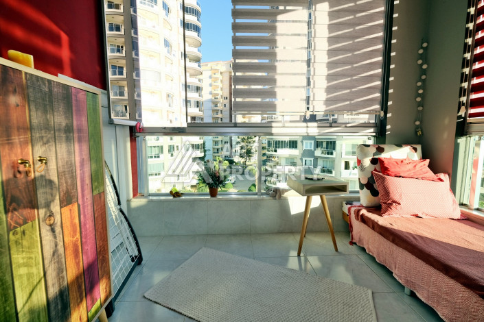 Просторные меблированные апартаменты планировки 3+1 в районе Махмутлар, 150м2 - Ракурс 32