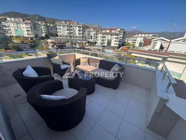 Просторный меблированный дуплекс планировки 4+1 в районе Оба, 280м2 - Ракурс 5