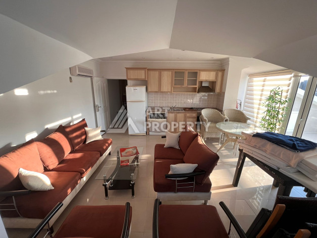 Двухуровневые апартаменты в 100 метрах от моря планировки 4+1 в районе нижняя Оба, 180м2 - Ракурс 6