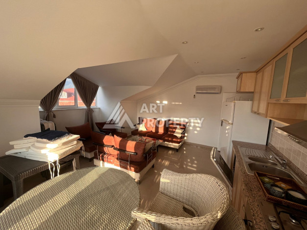 Двухуровневые апартаменты в 100 метрах от моря планировки 4+1 в районе нижняя Оба, 180м2 - Ракурс 29