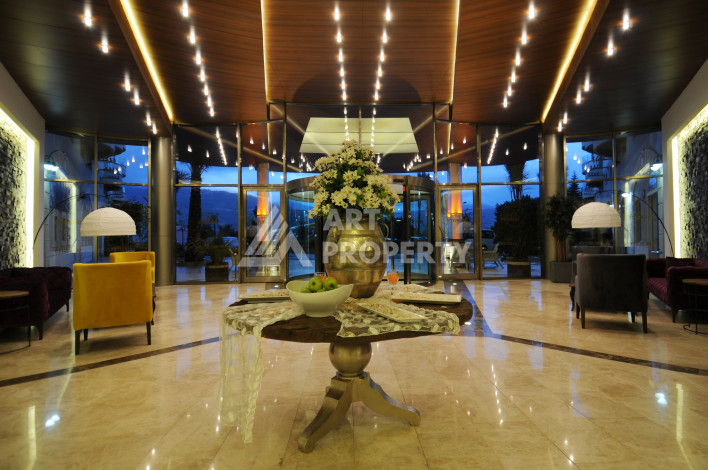 Дуплекс в потрясающем комплексе с инфраструктурой отеля 5* планировки2+1, 110м2. Район Каргыджак - Ракурс 4