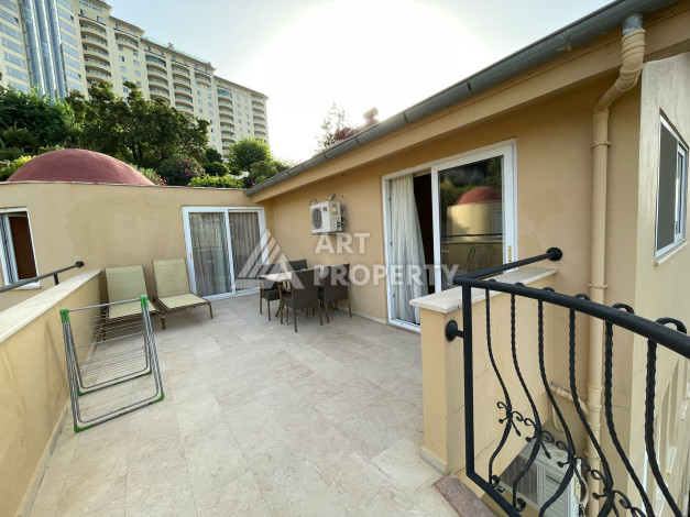 Дуплекс в потрясающем комплексе с инфраструктурой отеля 5* планировки2+1, 110м2. Район Каргыджак - Ракурс 16