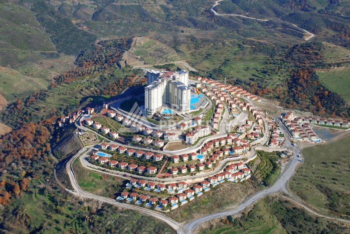 Дуплекс в потрясающем комплексе с инфраструктурой отеля 5* планировки2+1, 110м2. Район Каргыджак - Ракурс 19