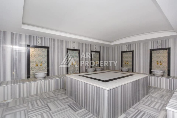 Двухуровневые апартаменты 2+1, 125м2, в современном и большом комплексе района Каргыджак - Ракурс 9