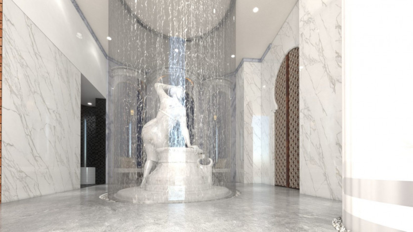 Двухкомнатная квартира в комплексе с инфраструктурой уровня 5-ти звездочного отеля в Махмутлар, 50м2 - Ракурс 29