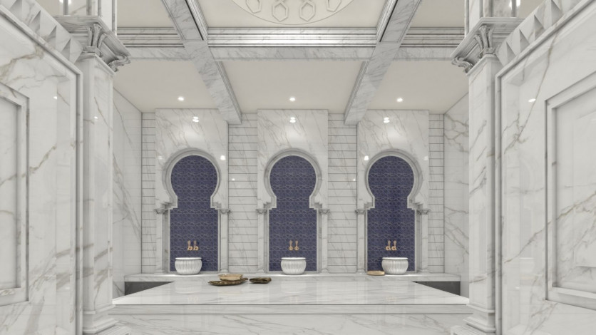 Двухкомнатная квартира в комплексе с инфраструктурой уровня 5-ти звездочного отеля в Махмутлар, 50м2 - Ракурс 31