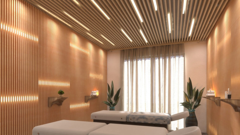 Двухкомнатная квартира в комплексе с инфраструктурой уровня 5-ти звездочного отеля в Махмутлар, 50м2 - Ракурс 34