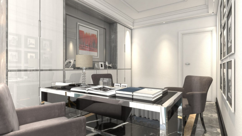 Двухкомнатная квартира в комплексе с инфраструктурой уровня 5-ти звездочного отеля в Махмутлар, 50м2 - Ракурс 41