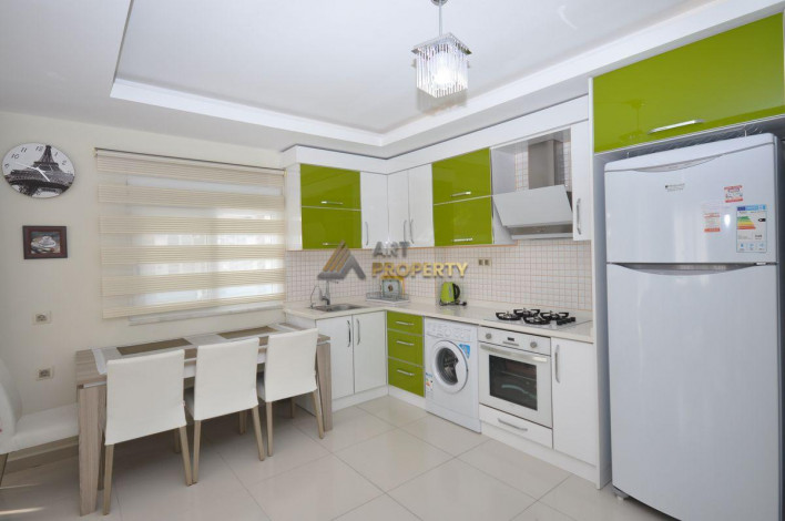 Трехкомнатная квартира в 450 метрах от Средиземного моря, Махмутлар Алания, 105 м2. - Ракурс 14