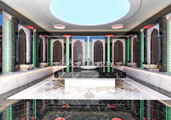 Квартира с потрясающим видом на горы планировки 2+1 в районе Махмутлар, 80м2 - Ракурс 15