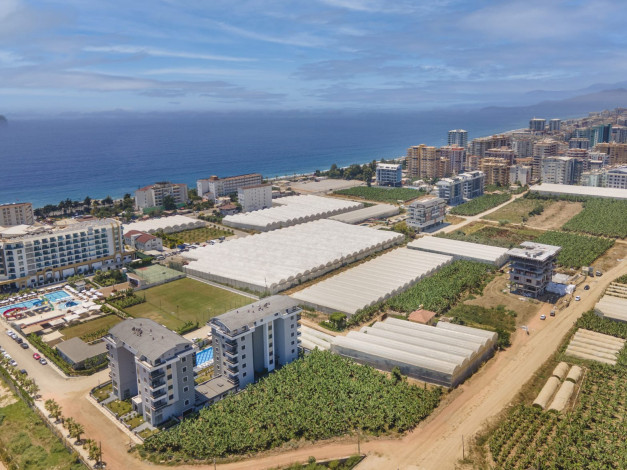 Квартира 1+1 в жилом комплексе вблизи Средиземного моря в районе Каргыджак, 51 м2 - Ракурс 3