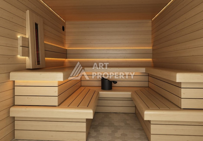 Квартира с потрясающим видом на горы планировки 2+1 в районе Махмутлар, 80м2 - Ракурс 17