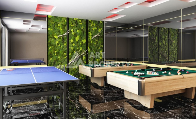 Квартира с потрясающим видом на горы планировки 2+1 в районе Махмутлар, 80м2 - Ракурс 18