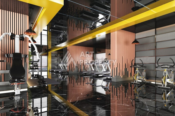 Квартира с потрясающим видом на горы планировки 2+1 в районе Махмутлар, 80м2 - Ракурс 19