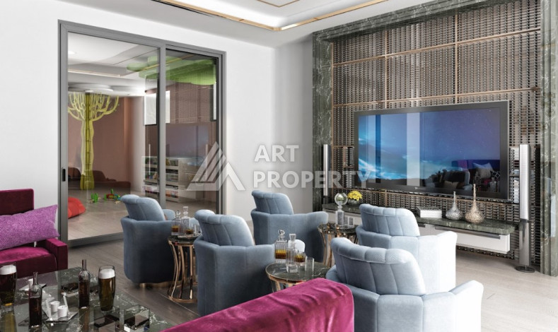 Квартира с потрясающим видом на горы планировки 2+1 в районе Махмутлар, 80м2 - Ракурс 23