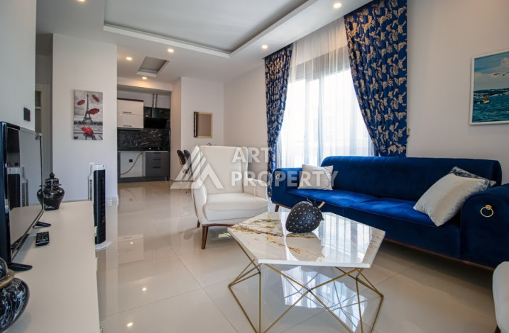 Меблированная двухуровневая квартира планировки 2+1 в районе Махмутлар, 130м2 - Ракурс 3