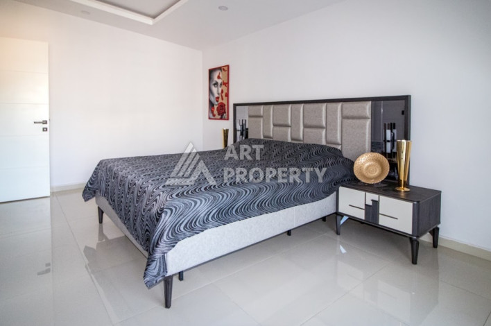 Меблированная двухуровневая квартира планировки 2+1 в районе Махмутлар, 130м2 - Ракурс 4