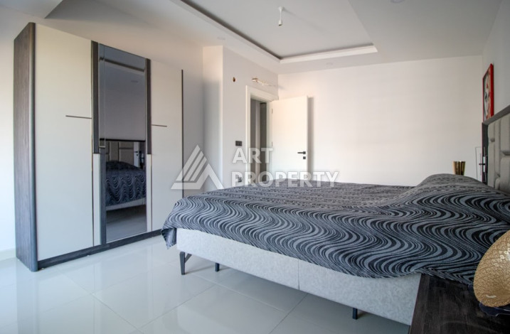 Меблированная двухуровневая квартира планировки 2+1 в районе Махмутлар, 130м2 - Ракурс 8