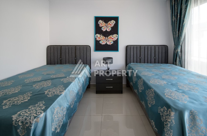 Меблированная двухуровневая квартира планировки 2+1 в районе Махмутлар, 130м2 - Ракурс 9