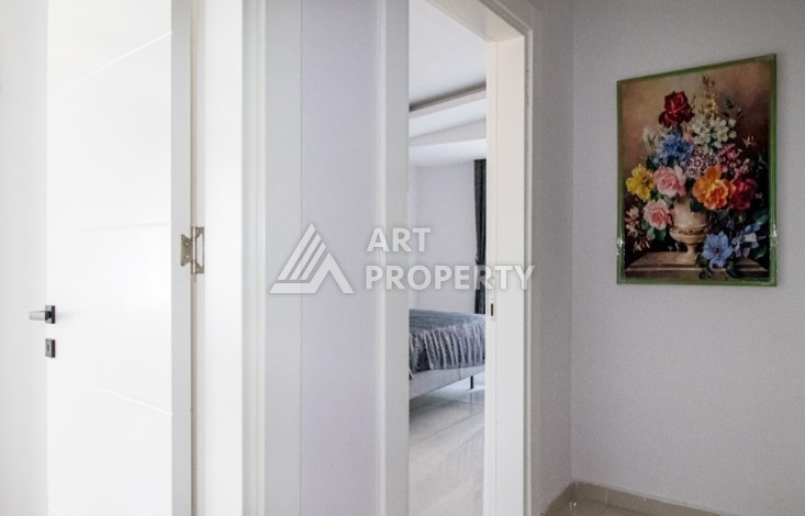 Меблированная двухуровневая квартира планировки 2+1 в районе Махмутлар, 130м2 - Ракурс 11