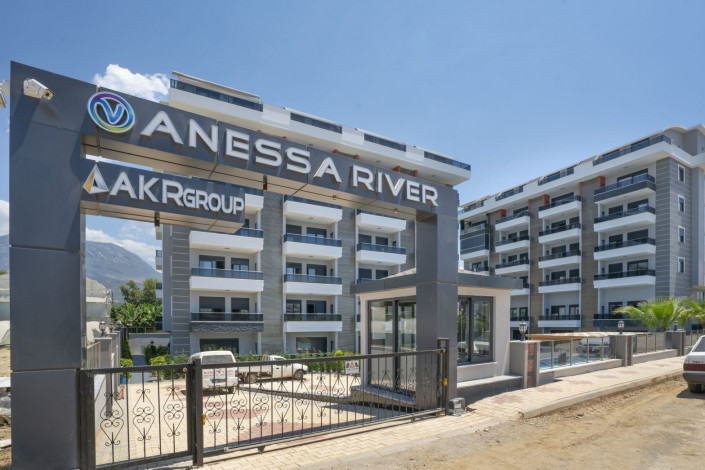 Квартира 1+1 в жилом комплексе вблизи Средиземного моря в районе Каргыджак, 51 м2 - Ракурс 5