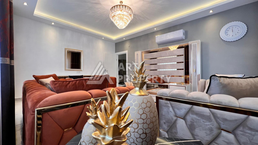 Квартира со стильным дизайном планировки 2+1 в районе Махмутлар, 135м2 - Ракурс 2