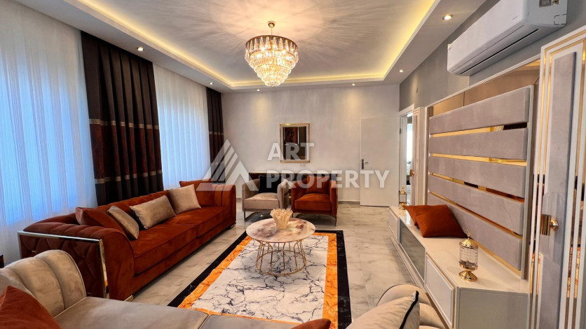 Квартира со стильным дизайном планировки 2+1 в районе Махмутлар, 135м2 - Ракурс 3