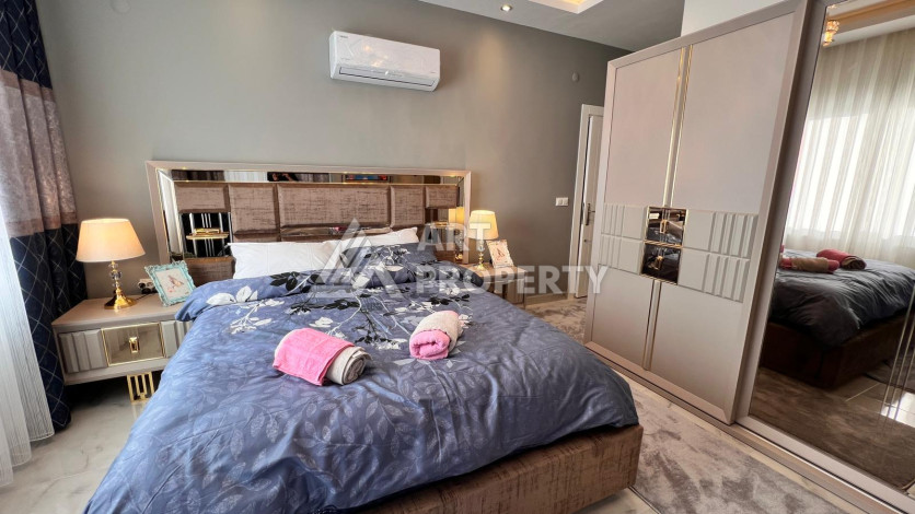 Квартира со стильным дизайном планировки 2+1 в районе Махмутлар, 135м2 - Ракурс 7