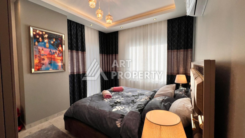 Квартира со стильным дизайном планировки 2+1 в районе Махмутлар, 135м2 - Ракурс 8