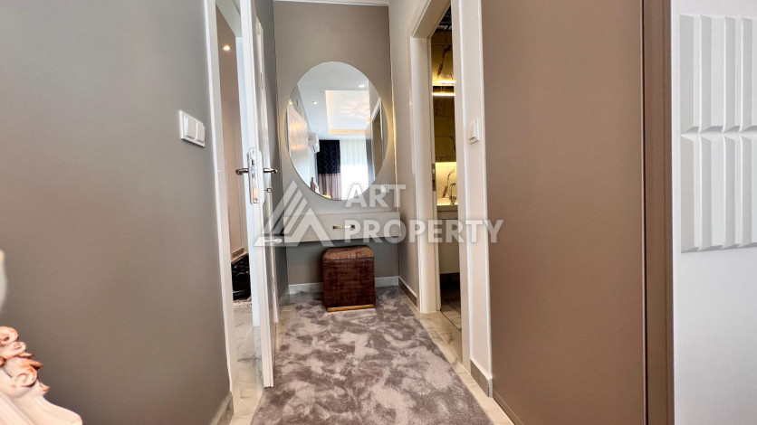 Квартира со стильным дизайном планировки 2+1 в районе Махмутлар, 135м2 - Ракурс 12