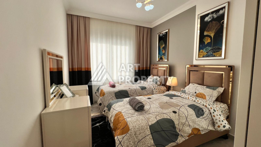 Квартира со стильным дизайном планировки 2+1 в районе Махмутлар, 135м2 - Ракурс 14