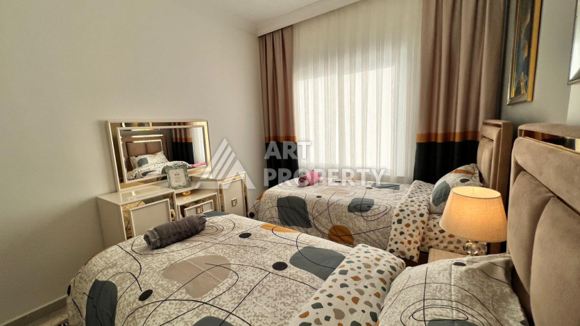 Квартира со стильным дизайном планировки 2+1 в районе Махмутлар, 135м2 - Ракурс 15