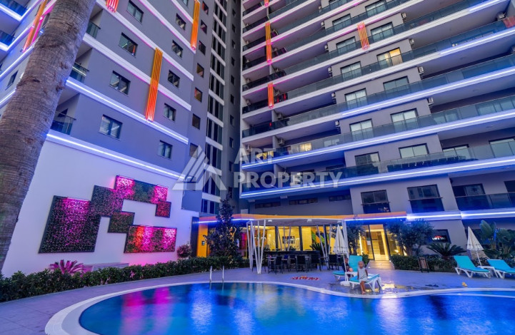 Апартаменты в потрясающем жилом комплексе в районе Махмутлар 2+1, 95м2 - Ракурс 14